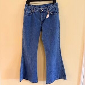 Levi's Blue Flare Women's Jeans Vintage Bell Bottom 33x30